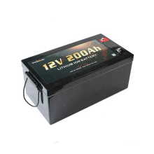 Polinovel Solar RV Marine Boat 48v 24v Iron Phosphate Deep Cycle 12v 200ah Lithium Ion Battery Pack